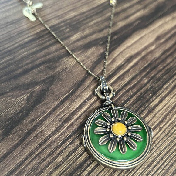 2000s Flower Pendant Necklace ASO Alex Russo - Picture 3 of 9
